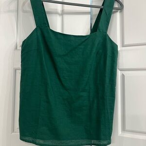 J. Crew Dark Green Tank Top